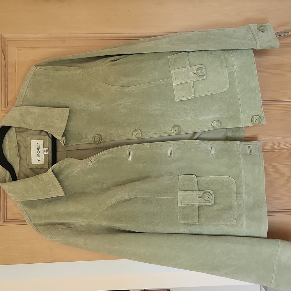 Cherokee green suede jacket